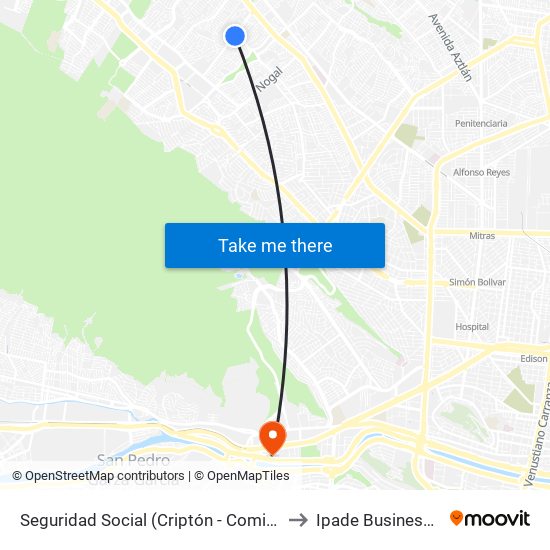 Seguridad Social (Criptón - Comisión Tripartita) to Ipade Business School map