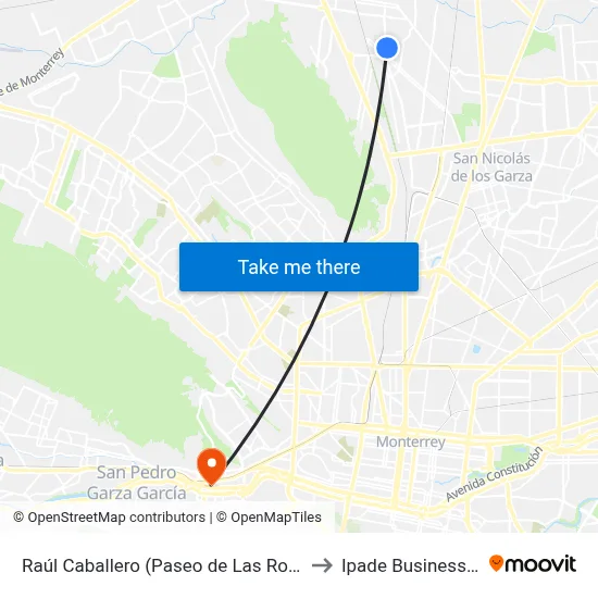 Raúl Caballero (Paseo de Las Rosas - Nardos) to Ipade Business School map