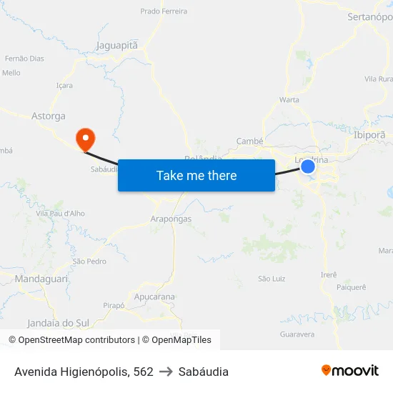 Avenida Higienópolis, 562 to Sabáudia map