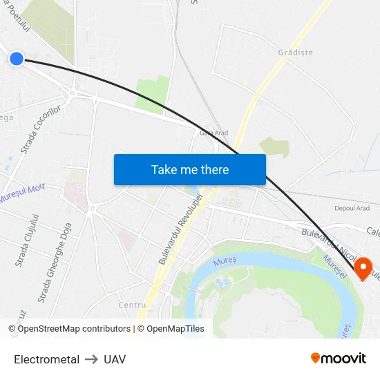 Electrometal to UAV map