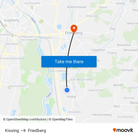 Kissing to Friedberg map