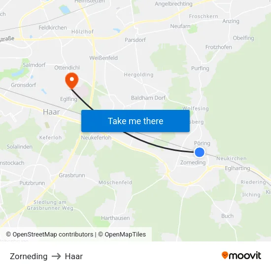 Zorneding to Haar map