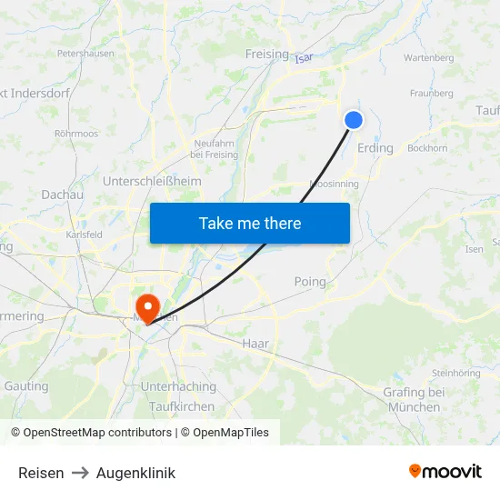 Reisen to Augenklinik map
