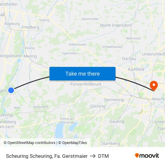 Scheuring Scheuring, Fa. Gerstmaier to DTM map