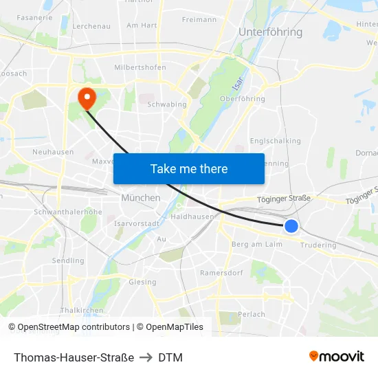 Thomas-Hauser-Straße to DTM map
