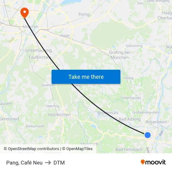 Pang, Café Neu to DTM map