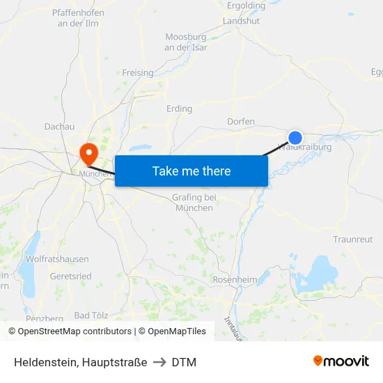 Heldenstein, Hauptstraße to DTM map