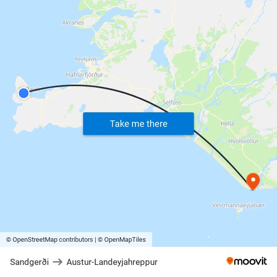 Sandgerði to Sandgerði map