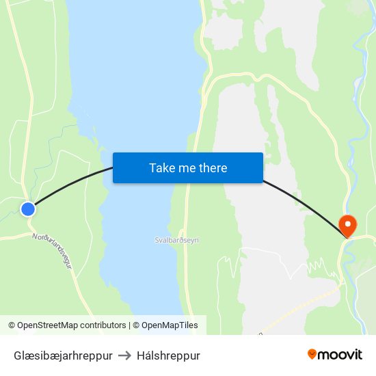 Glæsibæjarhreppur to Hálshreppur map