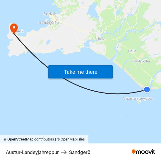 Austur-Landeyjahreppur to Austur-Landeyjahreppur map
