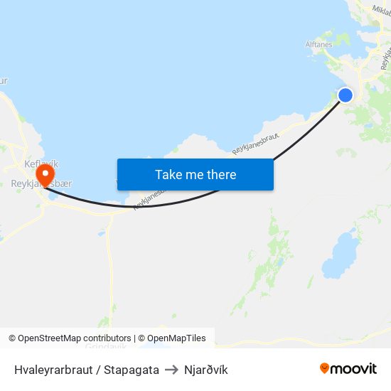 Hvaleyrarbraut / Stapagata to Njarðvík map