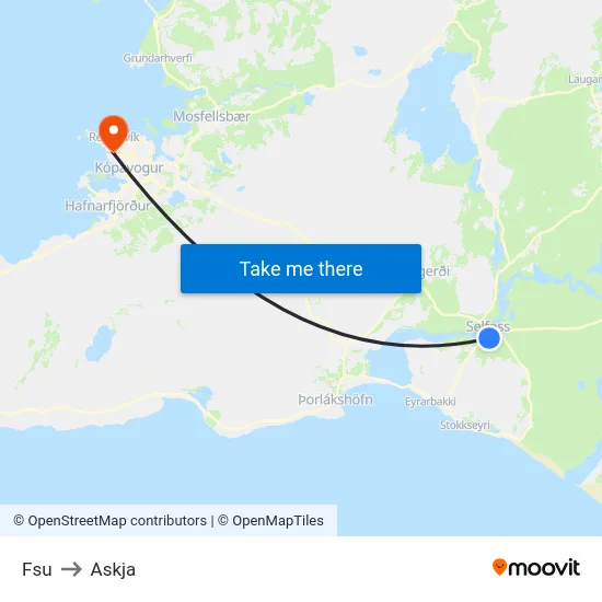 Fsu to Askja map