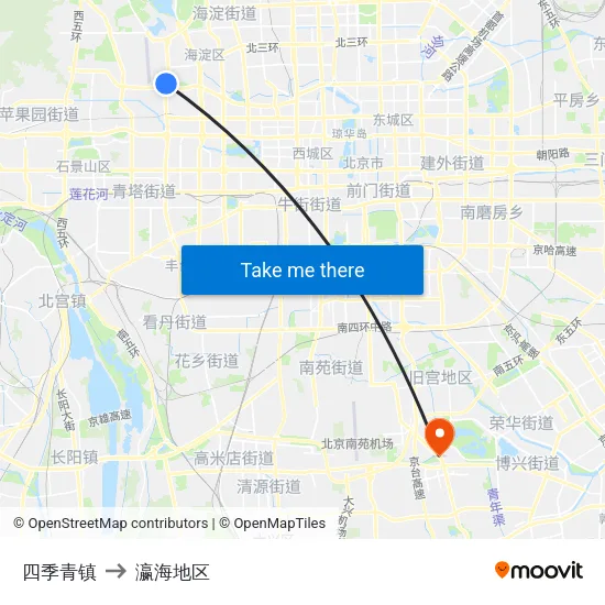 四季青镇 to 瀛海地区 map