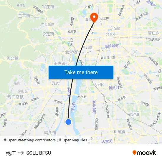 Baozhuang to SCLL BFSU map
