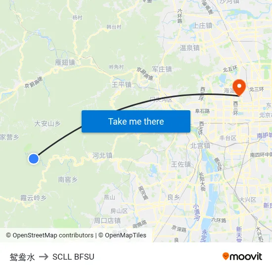 Yuan Yang Water to SCLL BFSU map