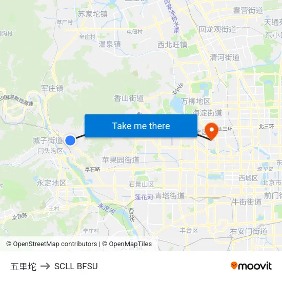 Wulituo to SCLL BFSU map