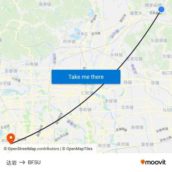 Dayan to BFSU map