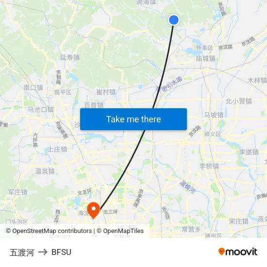 Wudu River to BFSU map