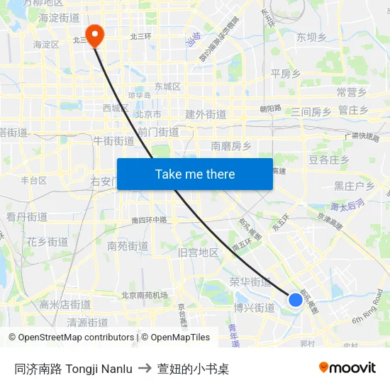 同济南路 Tongji Nanlu to 萱妞的小书桌 map