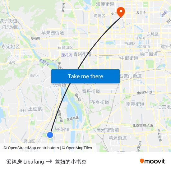 篱笆房 Libafang to 萱妞的小书桌 map