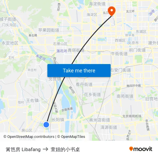 篱笆房 Libafang to 萱妞的小书桌 map