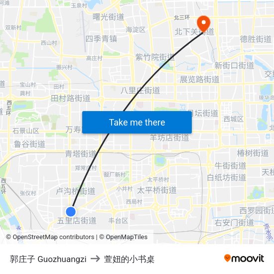 郭庄子 Guozhuangzi to 萱妞的小书桌 map