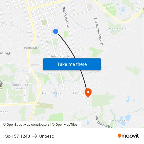 Sc-157 1243 to Unoesc map