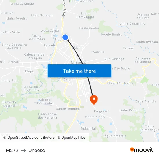 M272 to Unoesc map