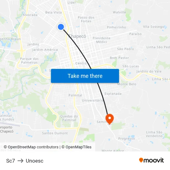 Sc7 to Unoesc map