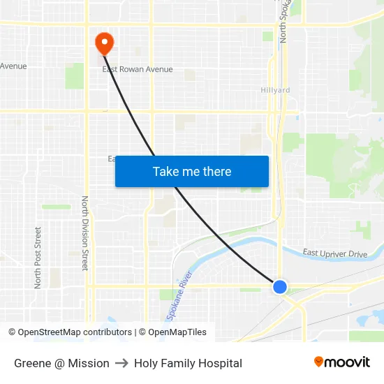 Greene @ Mission to Holy Family Hospital map