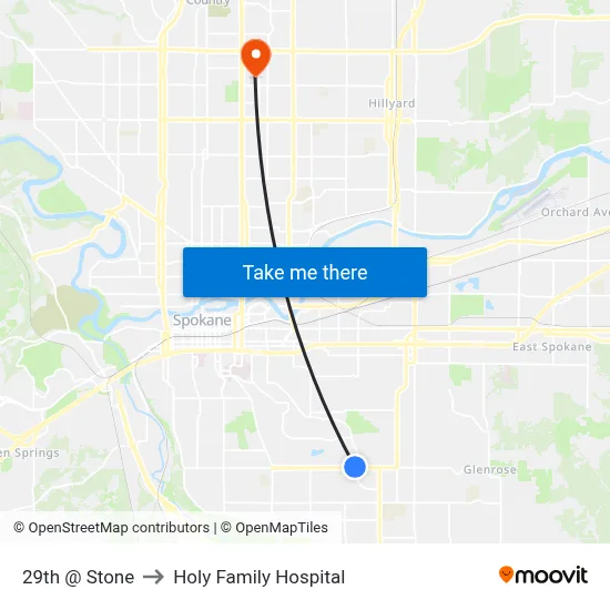 29th @ Stone to Holy Family Hospital map