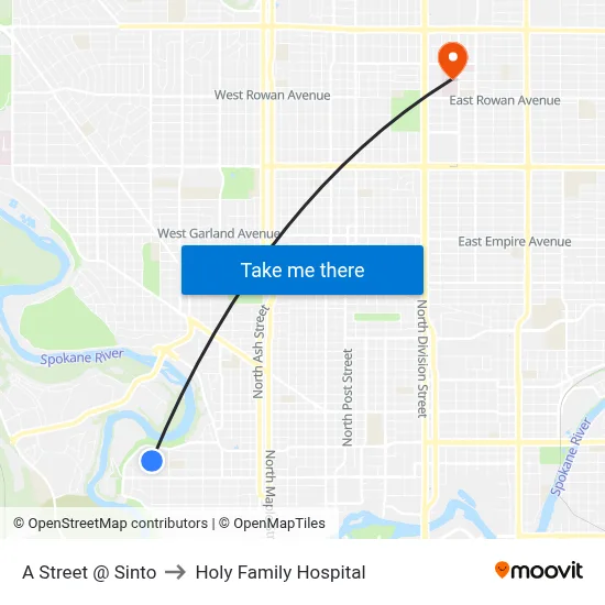 A Street @ Sinto to Holy Family Hospital map