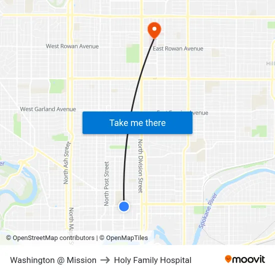 Washington @ Mission to Holy Family Hospital map