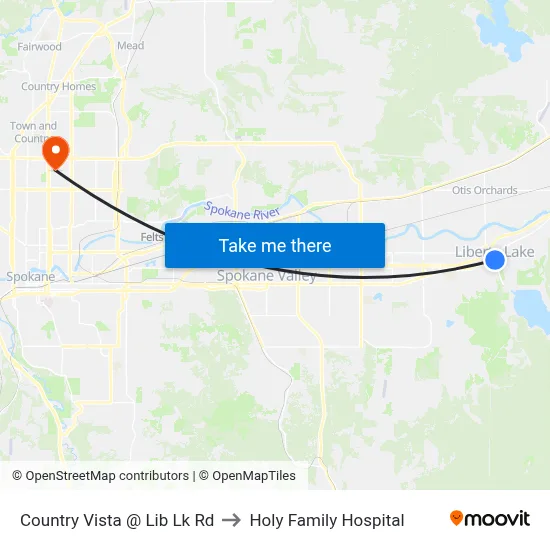 Country Vista @ Lib Lk Rd to Holy Family Hospital map