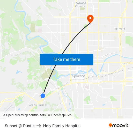 Sunset @ Rustle to Holy Family Hospital map