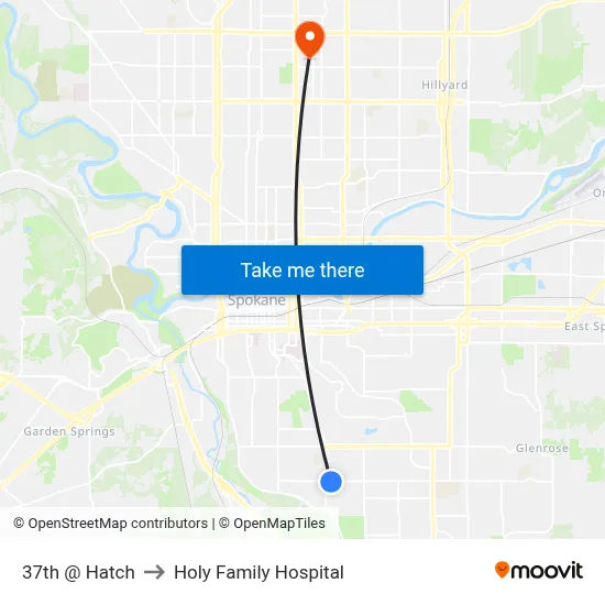37th @ Hatch to Holy Family Hospital map