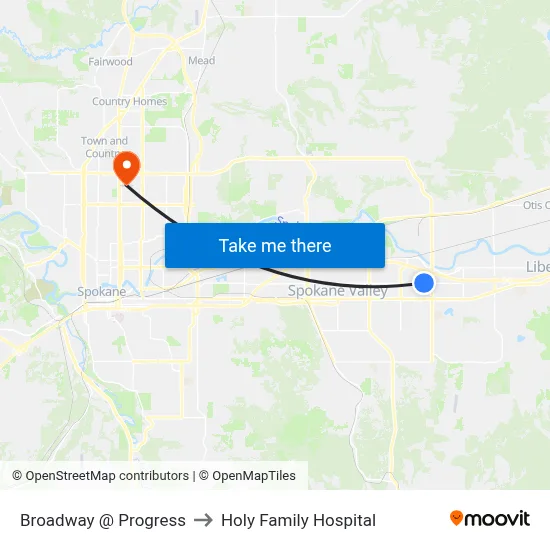Broadway @ Progress to Holy Family Hospital map