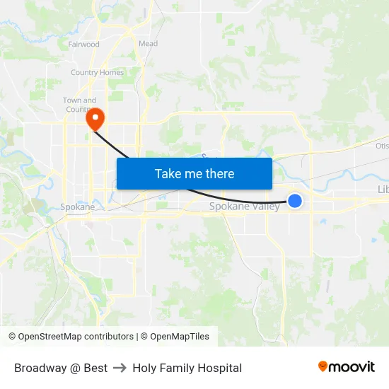 Broadway @ Best to Holy Family Hospital map