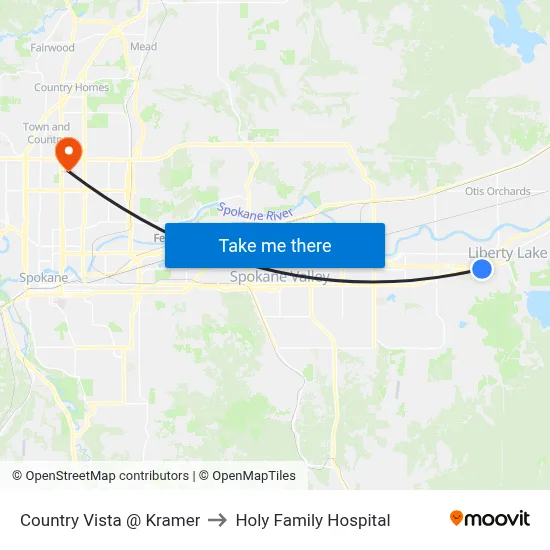 Country Vista @ Kramer to Holy Family Hospital map