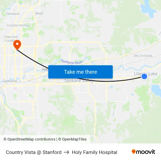 Country Vista @ Stanford to Holy Family Hospital map