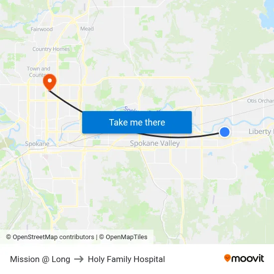 Mission @ Long to Holy Family Hospital map