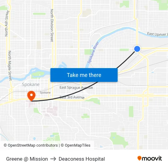 Greene @ Mission to Deaconess Hospital map