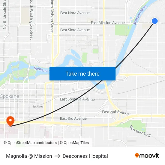 Magnolia @ Mission to Deaconess Hospital map