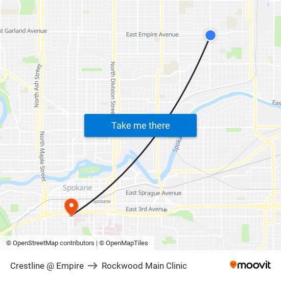 Crestline @ Empire to Rockwood Main Clinic map