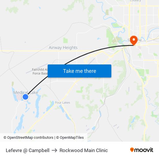 Lefevre @ Campbell to Rockwood Main Clinic map