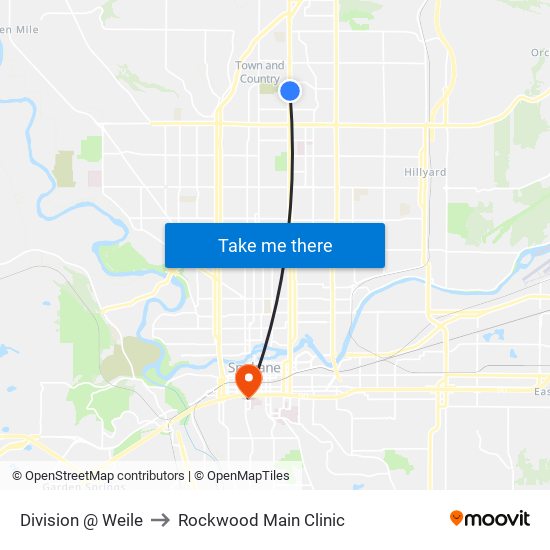 Division @ Weile to Rockwood Main Clinic map