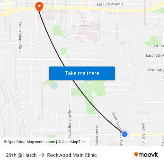 29th @ Hatch to Rockwood Main Clinic map