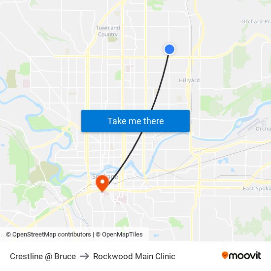 Crestline @ Bruce to Rockwood Main Clinic map