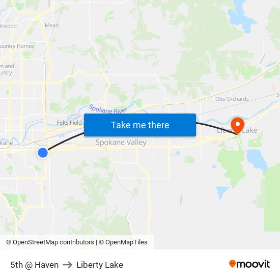 5th @ Haven to Liberty Lake map