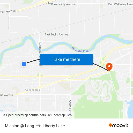 Mission @ Long to Liberty Lake map